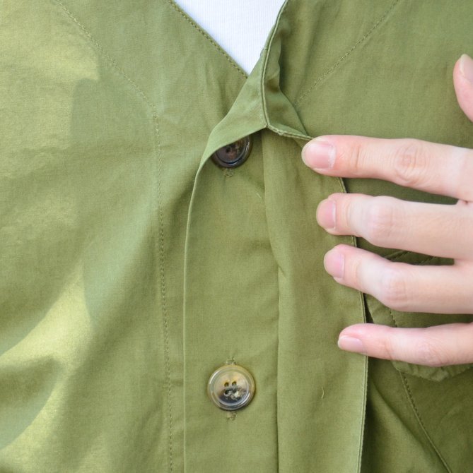 【40% OFF SALE】STUDIO NICHOLSON(スタジオニコルソン)/ MUCLUC JACKET -ARMY GREEN- #SN-301(11)