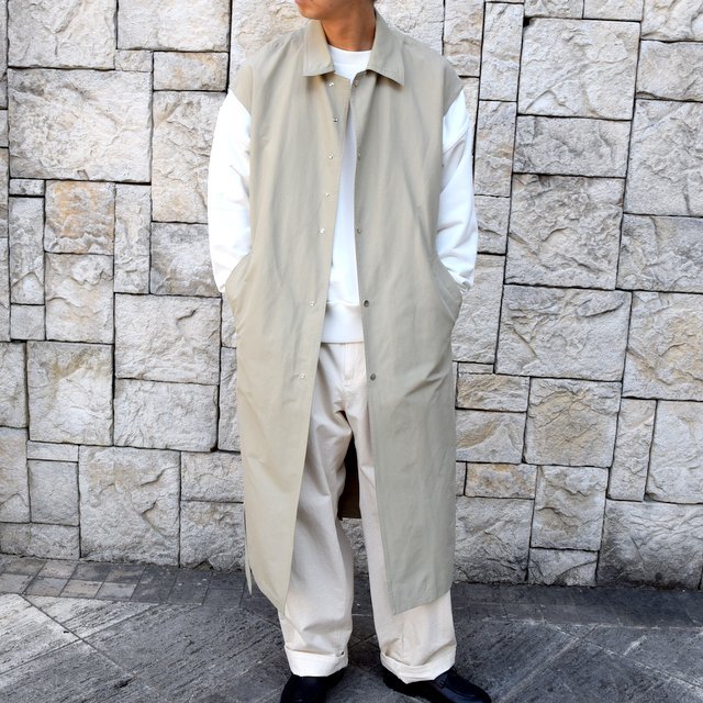 【2020 SS】YOKE(ヨーク)/ DETACHABLE DUSTER COAT -BEIGE- #YK20SS0090C(11)