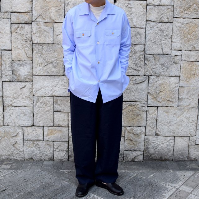 【30% off sale】【2020】MAATEE&SONS(マーティーアンドサンズ)/ ''DAVID&JOHN ANERSON'' OPEN COLLAR SHIRT -2色展開- #MT0103-0607A(11)