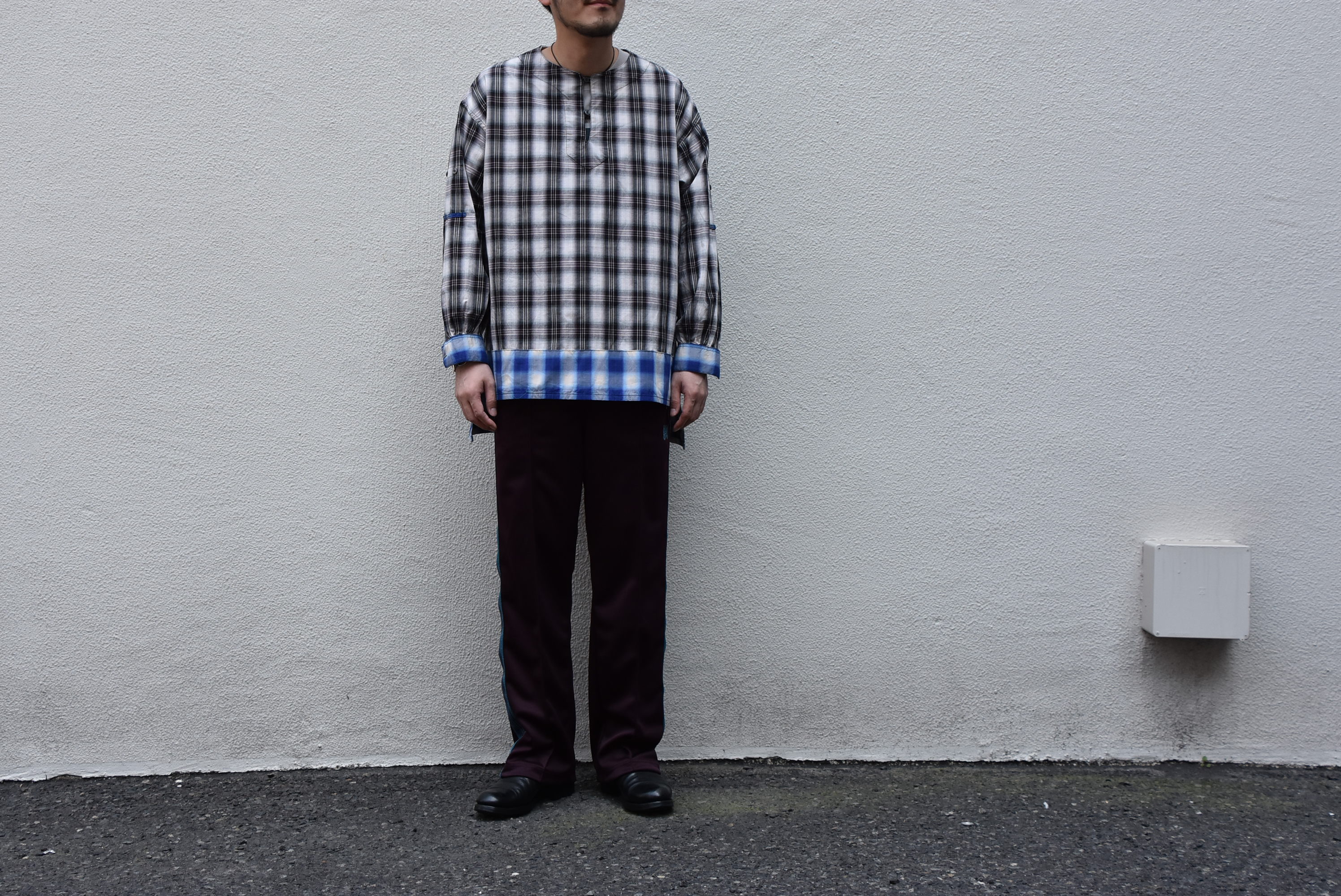 【2020】AiE(エーアイイー) LONG TUNIC-SHADOW PLAID- GL528(11)
