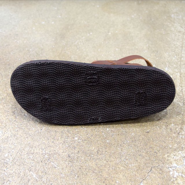【2020】KAPTAIN SUNSHINE × PHIGVEL / GURKHA FOOTBED SANDALS -BROWN- #KS20SGD06(11)