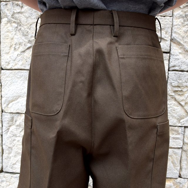 【2020 SS】NEAT(ニート)/ HOPSACK CARGO SHORTS -KHAKI- #20-01HSC(11)