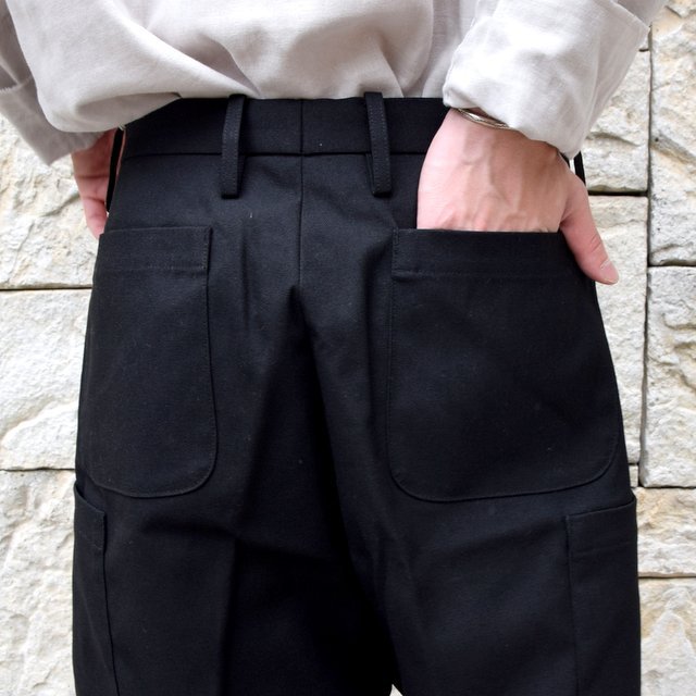 【2020 SS】NEAT(ニート)/ HOPSACK CARGO SHORTS -BLACK- #20-01HSC(11)
