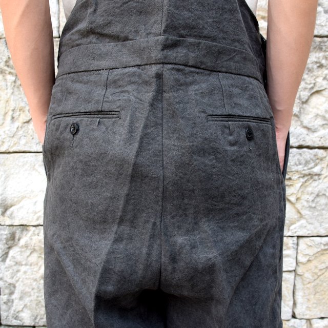 【2020】NEAT(ニート)/ High Density Linen&Japanese Paper ''OVERALL'' -BLACK- #20-02LPS(11)