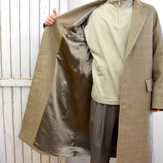 AURALEE(オーラリー)/ BLUEFACED WOOL DOUBLE CLOTH CHESTERFIELD COAT -MIX BEIGE- #A20AC01BN(11)