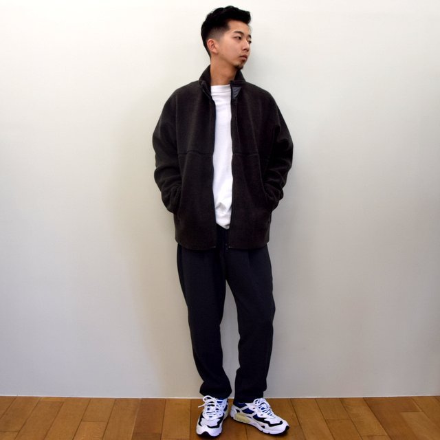 【2020】Graphpaper (グラフペーパー)/ Wool Boa Zip-Up Blouson -2色展開- #GU203-70166(11)