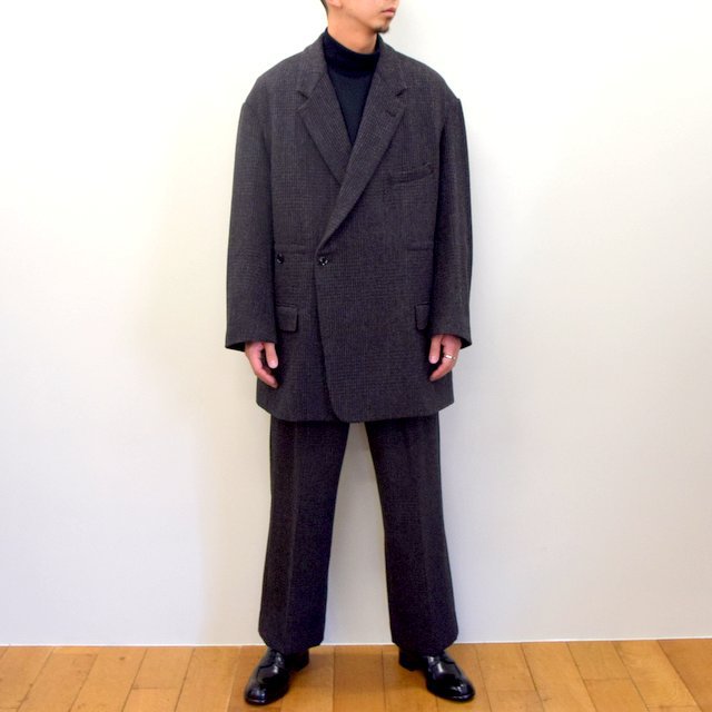 YOKE(ヨーク)/ SHETLAND WOOL FRENCH GURKHA TROUSERS -GLENCHECK- #YK20AW0132P(11)