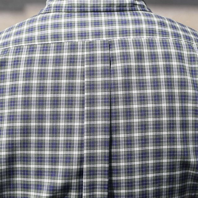 BROWN by 2-tacs (ブラウンバイツータックス)/ REGULAR COLLAR -NAVY GREEN- #B25-S001(11)