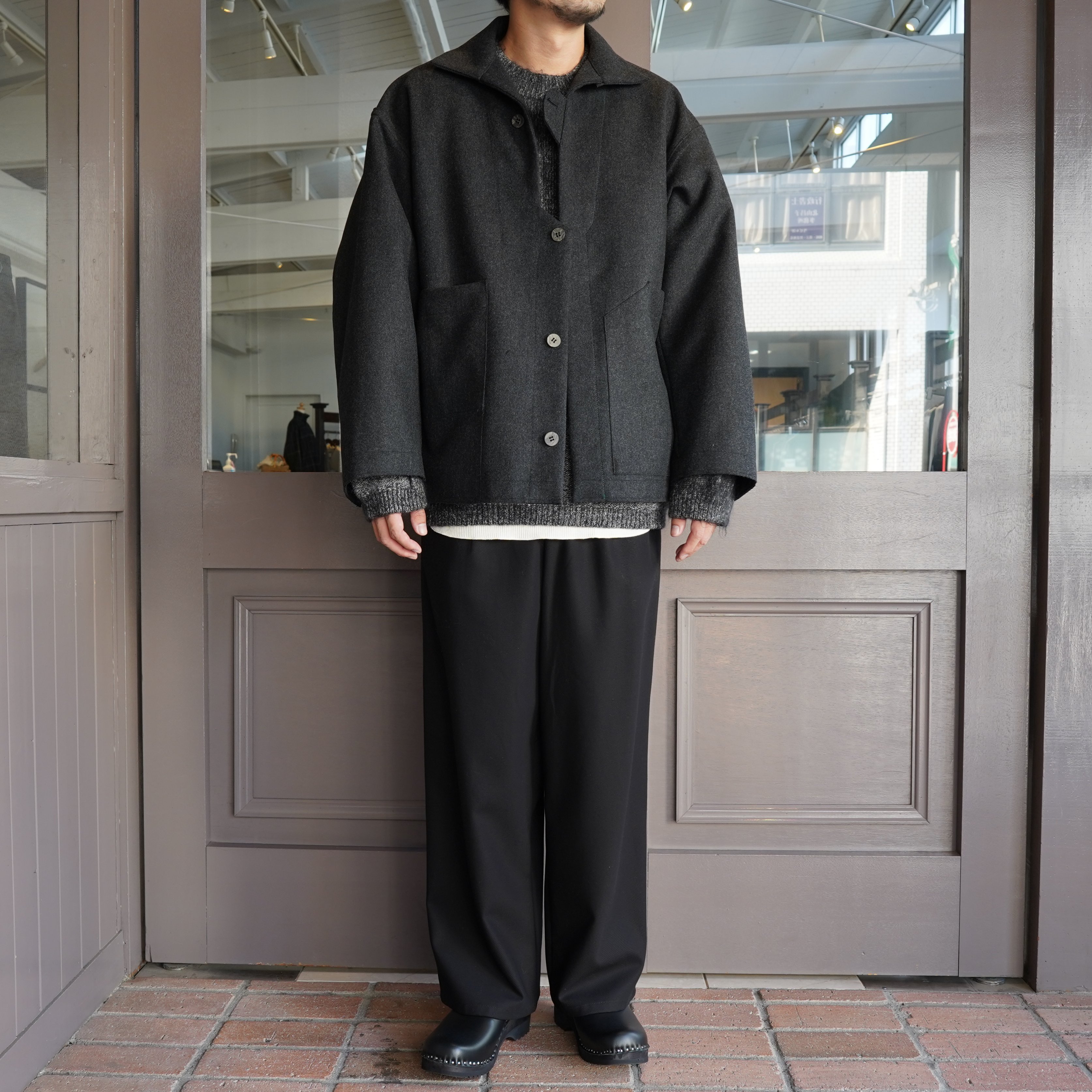 amachi.(アマチ)/Meeting Jacket FO -Dark Gray- #AY9-8(11)