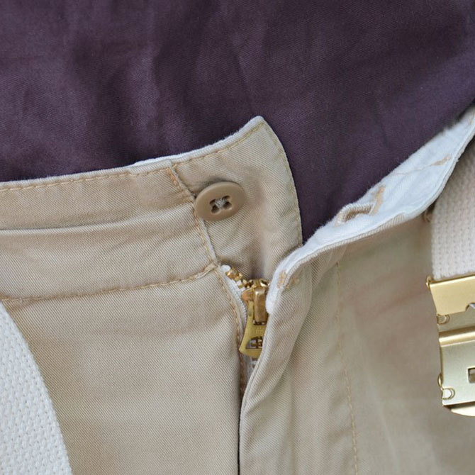 MASTER&Co.(}X^[AhR[) CUTOFF CHINO PANTS with BELT -(82)BEIGE-(12)