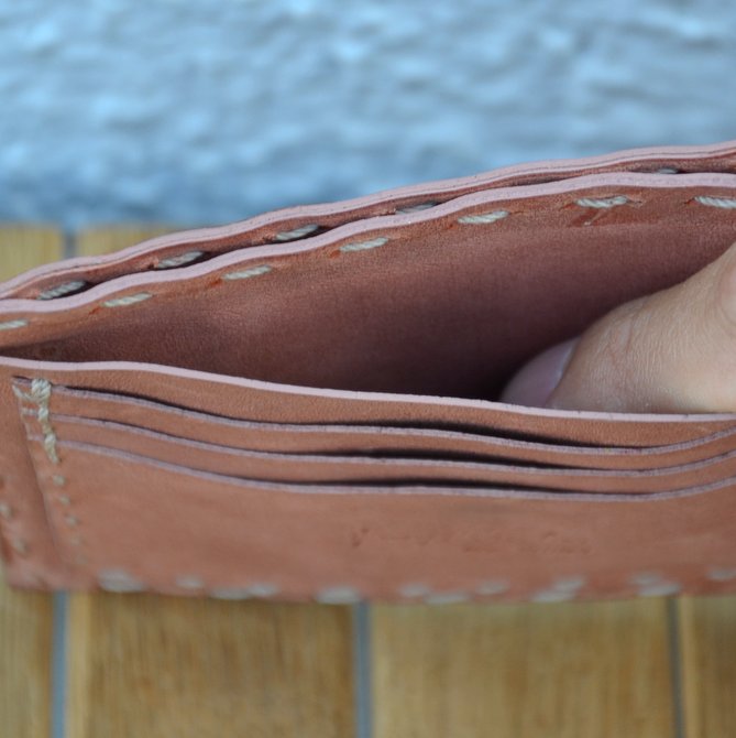 HENRY BEGUELIN(エンリーベグリン) New Club Bis Stone Washed 二つ折りウォレット -Confetto-(12)