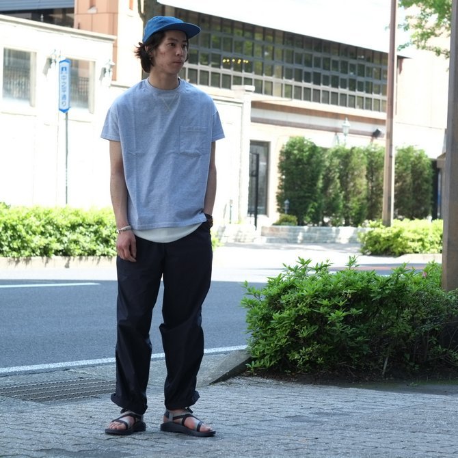 Cal Cru(JN[) C/N S/S RELAXED FIT(MADE IN USA)  -GRAY-(12)