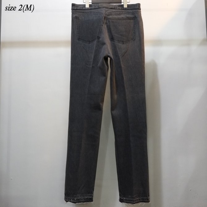 7 ×7 / seven by seven ( セブン バイ セブン ) REWORK DENIM TROUSERS - BLACK - size 2(M) (12)