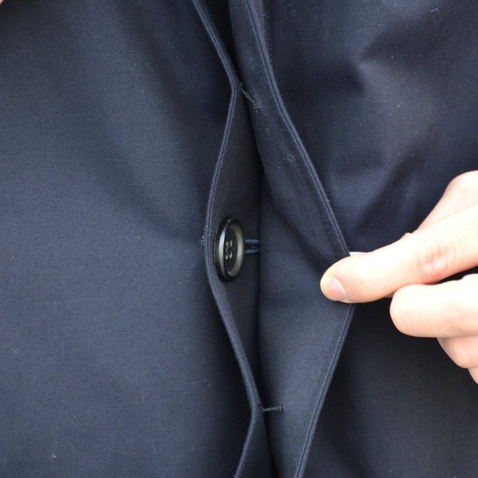 ANATOMICA(アナトミカ)/ SINGLE RAGLAN COAT GABARDINE -(500)NAVY- #530-511-06(12)