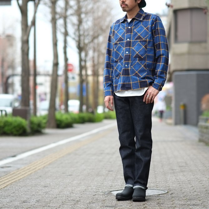 【2017 SS】7 × 7 / seven by seven ( セブン バイ セブン ) DENIM TROUSERS - INDIGO - #SS2017-DTR(12)