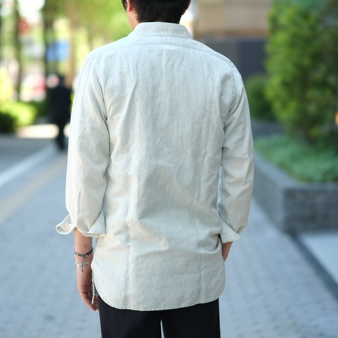【30% OFF SALE】【2017 SS】7 × 7 / seven by seven ( セブン バイ セブン ) CHAMBRAY SHIRT - BLEACH - #SS2017-7x7CBS(12)