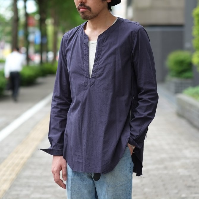 【2017 SS】TAKAHIRO MIYASHITA The SoloIst.(タカヒロミヤシタ ザ ソロイスト) tunic shirt -NAVY- #sws0008SS17(12)