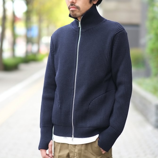 ANDERSEN-ANDERSEN(アンデルセン アンデルセン) THE NAVY - 1/1 ZIP with Pocket -NAVY BLUE- #AA1821003(12)