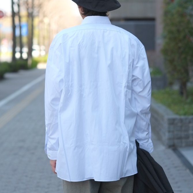 【2018 SS】INDIVIDUALIZED SHIRTS(インディビジュアライズドシャツ)/BIG Shirt -WHITE- IS1812043(12)