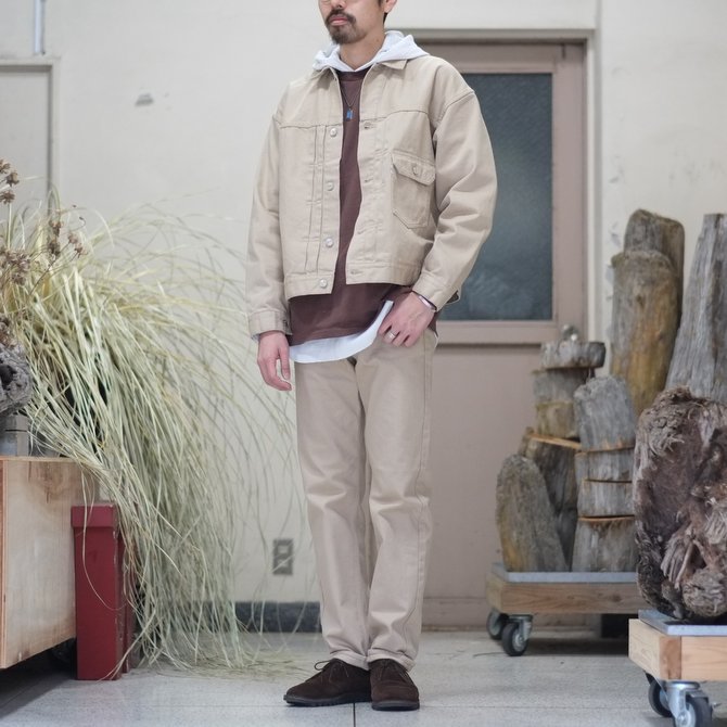 【30% off SALE】【2018 SS】7 × 7 / seven by seven ( セブン バイ セブン ) 1ST KATSURAGI JACKET -BEIGE- #SBSS18KJK(12)
