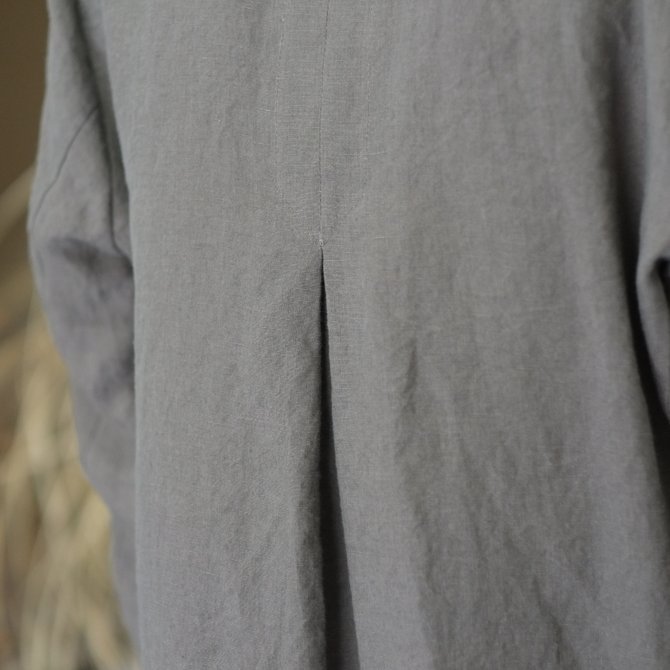 【30% off SALE】【2018 SS】FRANK LEDER(フランク リーダー) BELGIAN LINEN COAT -GRAY- #0211029(12)