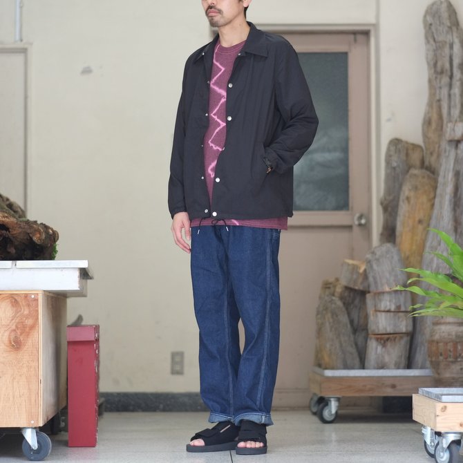 【30% off SALE】【2018 SS】7 × 7 / seven by seven ( セブン バイ セブン ) COACH JACKET -BLACK- #SBSS18CJK(12)