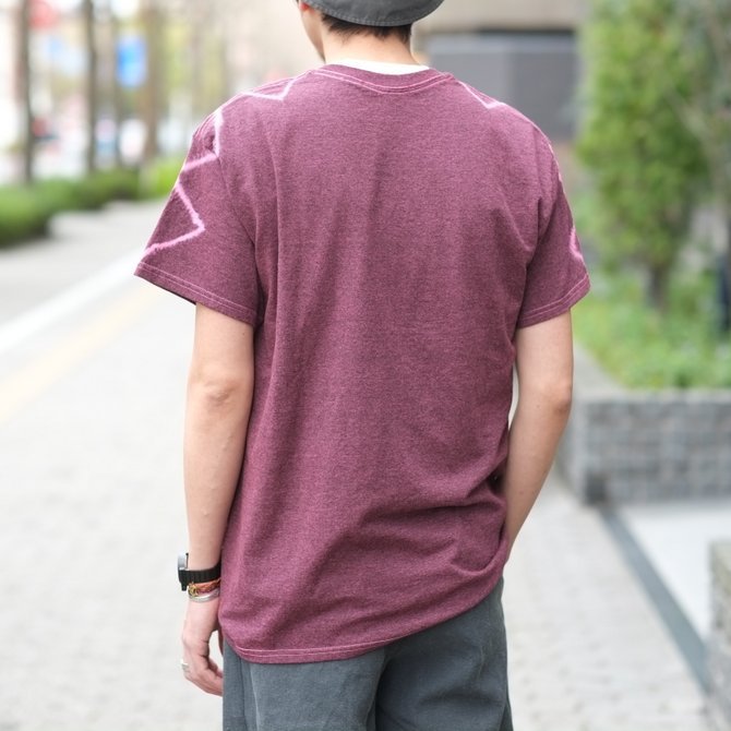 【30% off SALE】【2018 SS】7 × 7 / seven by seven ( セブン バイ セブン ) TIE-DYE T-SHIRT -PINK- #SBSS18TDTSH(12)