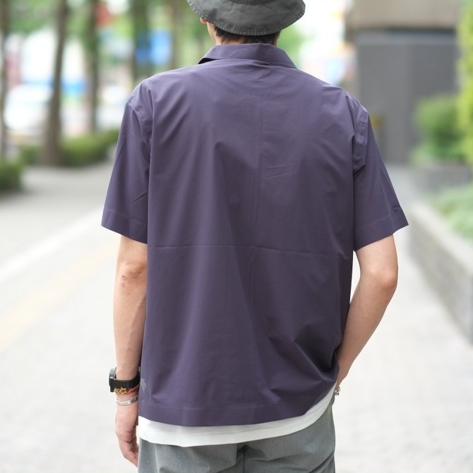 【30% off SALE】【2018 SS】 DESCENTE PAUSE(デサント ポーズ)/ HALF ZIP P/O SHIRT -NAVY- DLMLJC20(12)