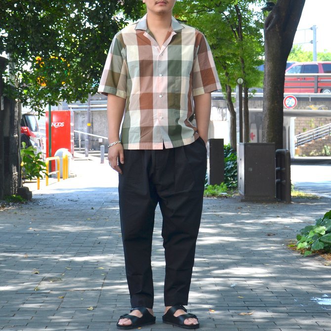 【30% OFF SALE】STUDIO NICHOLSON(スタジオニコルソン)/ VACATION PANT -BLACK- #SN-300(12)