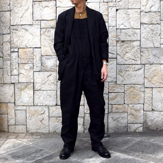 【2020 SS】NEAT(ニート)/ HOPSACK ''OVERALL'' -BLACK- #20-01HSO-BK(12)