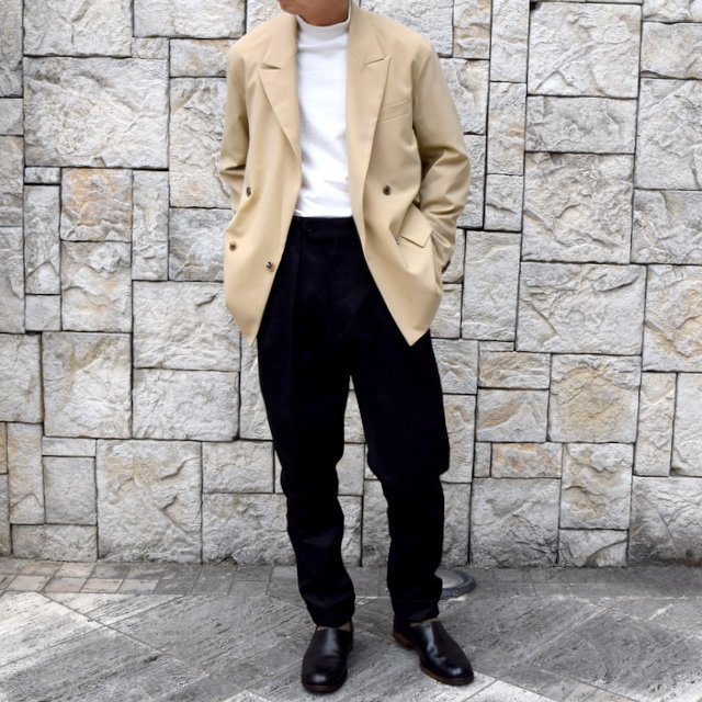 【2020 SS】YOKE(ヨーク)/ DOWNSIZING DOUBLE BREASTED JACKET -LIGHT BEIGE- #YK20SS0102J(12)