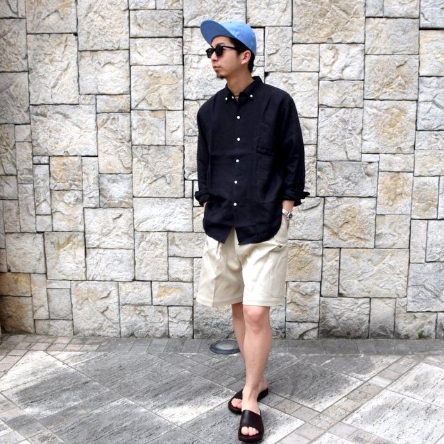 【2020 SS】NEAT(ニート)/ COTTON PIQUE CARGO SHORTS -IVORY- #20-01CPC(12)