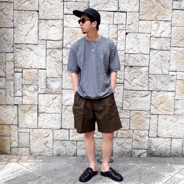 【2020 SS】NEAT(ニート)/ HOPSACK CARGO SHORTS -KHAKI- #20-01HSC(12)