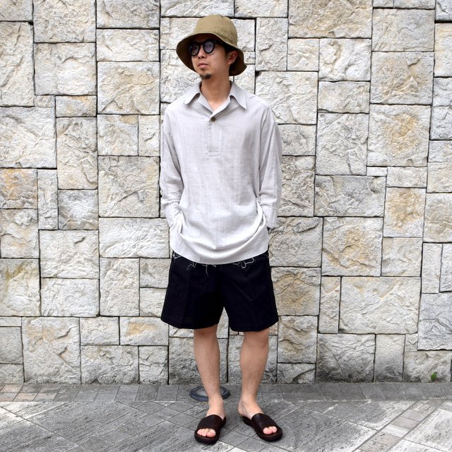 【2020 SS】NEAT(ニート)/ HOPSACK CARGO SHORTS -BLACK- #20-01HSC(12)