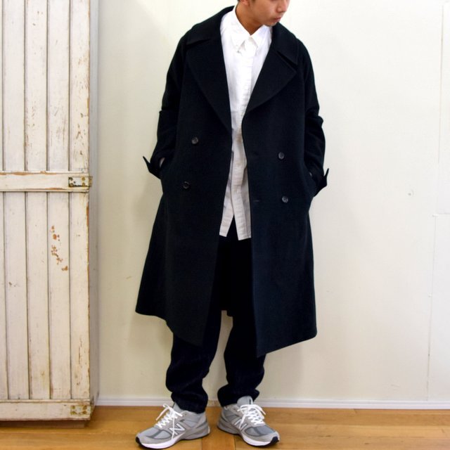 【2020】Graphpaper(グラフペーパー)/ DOUBLE CLOTH MOLESKIN COAT -2色展開-#GM203-10022B(12)