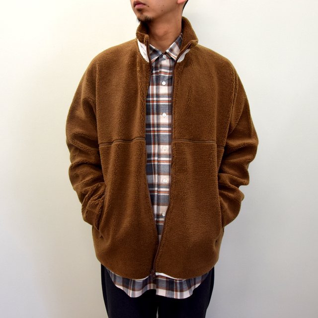 【2020】Graphpaper (グラフペーパー)/ Wool Boa Zip-Up Blouson -2色展開- #GU203-70166(12)