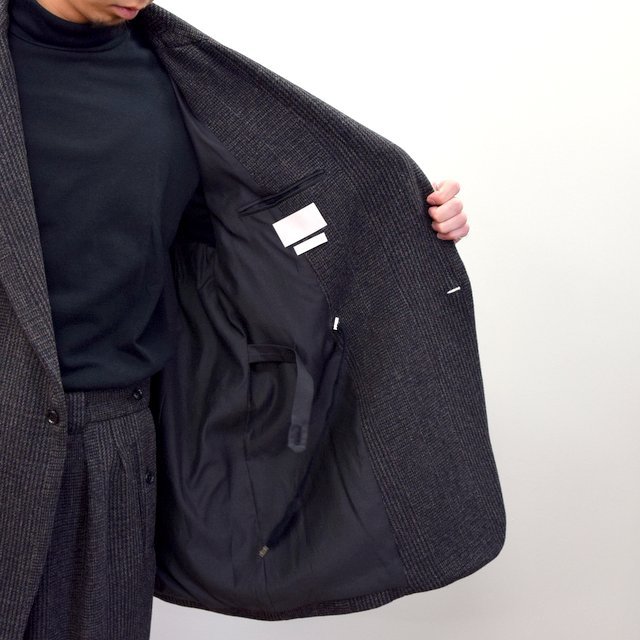 【2020】YOKE(ヨーク)/ SHETLAND WOOL 11XL JACKET COAT -GLENCHECK- #YK20AW0131J(12)