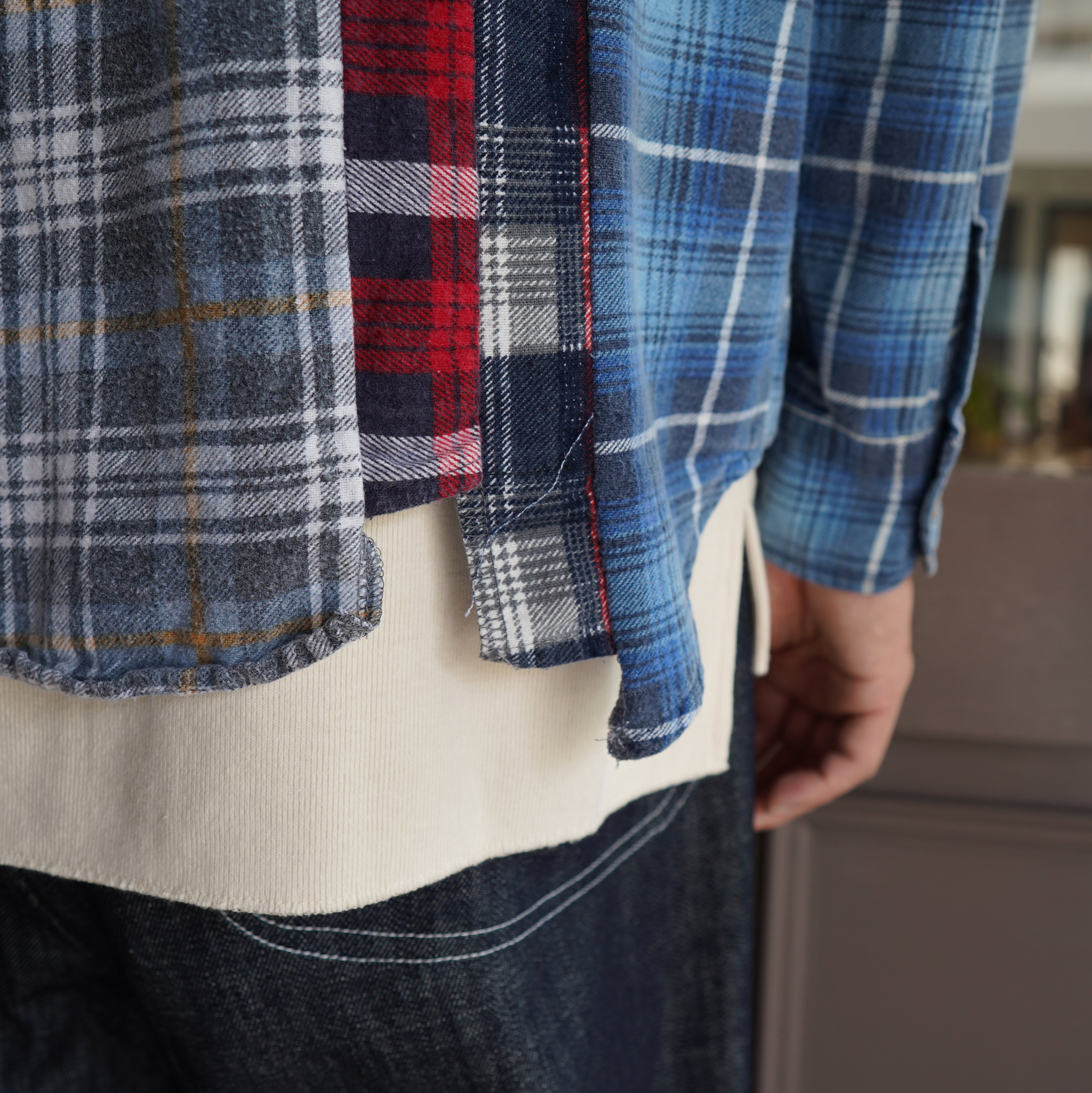 Rebuild by Needles(リビルドバイニードルス)/ flannel check shirts -ASSORT(B)- #JO286(12)