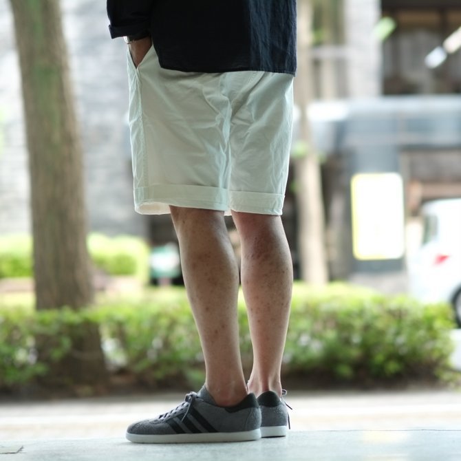 MASTER&Co.(}X^[AhR[) CHINO SHORTS with BELT -(80)WHITE-(13)