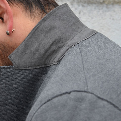 Harris Wharf London (ハリスワーフロンドン) Man Jacket Piquet -(140)middle grey- (13)