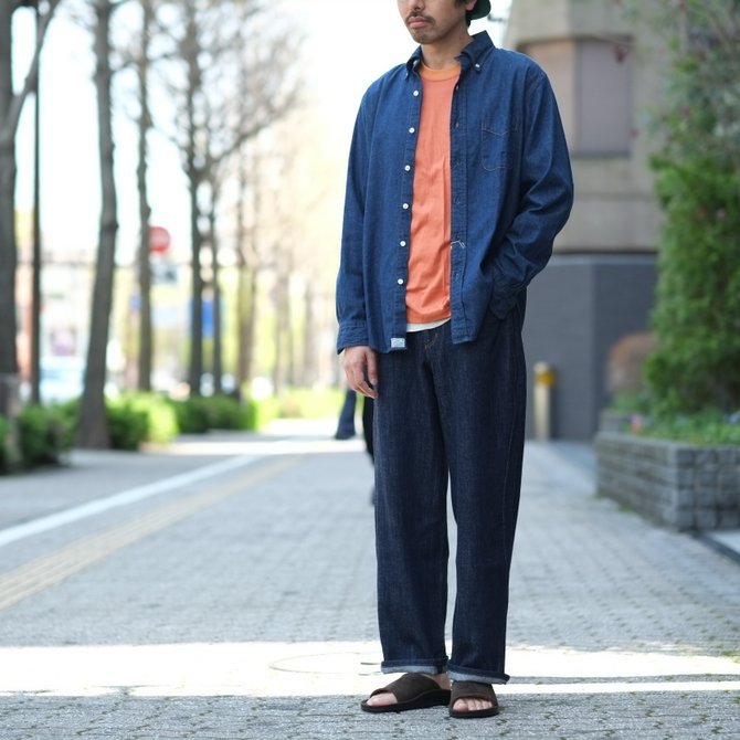 【30% OFF SALE】【2017 SS】7 × 7 / seven by seven ( セブン バイ セブン ) T-SHIRT L/S -ORANGE - #SS2017-7x7TSL(13)