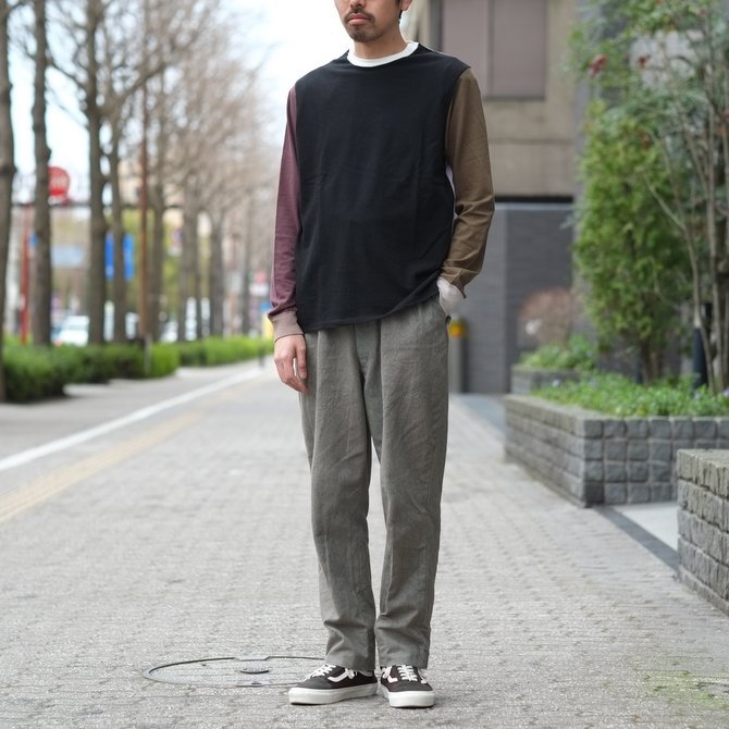 【30% off SALE】【2018 SS】7 × 7 / seven by seven ( セブン バイ セブン ) CRAZY PATTERN T-SHIRT -BLACK- #SBSS18CPTS(13)