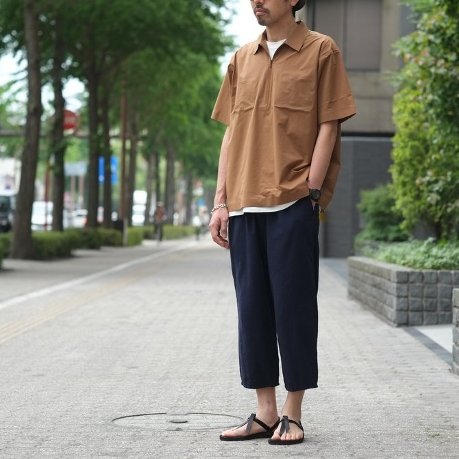 【30% off SALE】【2018 SS】 DESCENTE PAUSE(デサント ポーズ)/ HALF ZIP P/O SHIRT -MBRN- DLMLJC20(13)