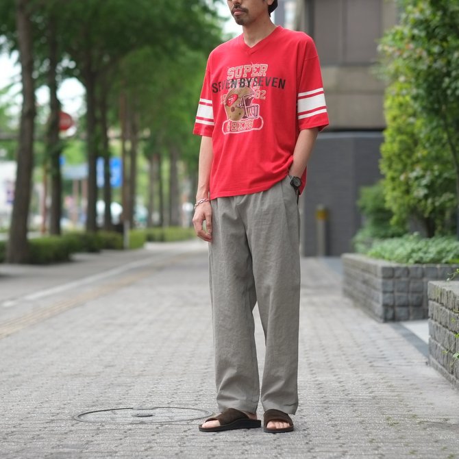 【2018 SS】7 × 7 / seven by seven ( セブン バイ セブン ) REWORK LOGO T-SHIRT -ASSORT- #SBSS18RLTS(13)