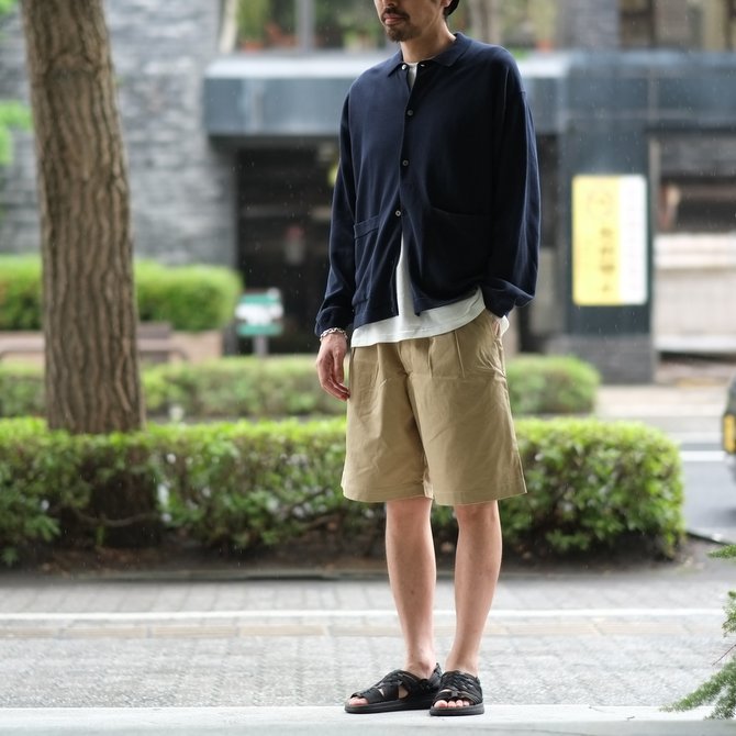 【2018 SS】crepuscule(クレプスキュール) Knit Shirt -NAVY- #1801-005(13)