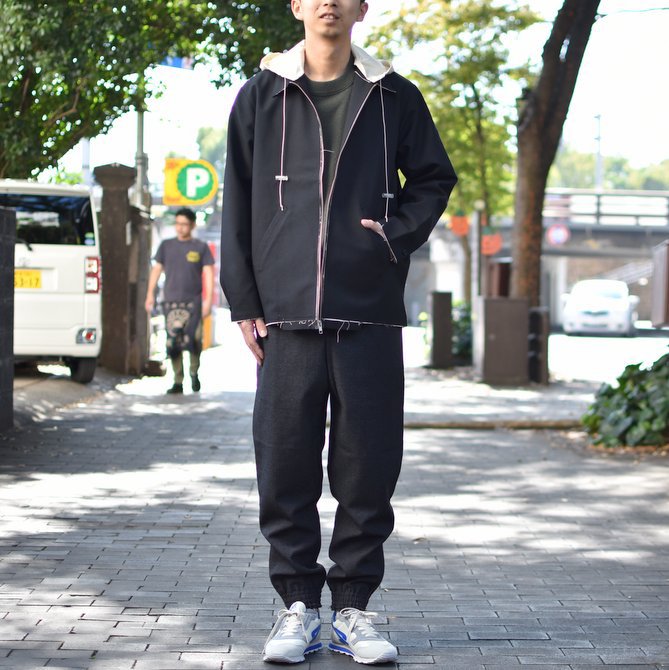 【2018 AW】 CAMIEL FORTGENS(カミエル フォートゲンス)/HOODED SIMPLE JACKET -BLACK- #CAMIEL-683(13)