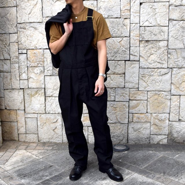 【2020 SS】NEAT(ニート)/ HOPSACK ''OVERALL'' -BLACK- #20-01HSO-BK(13)