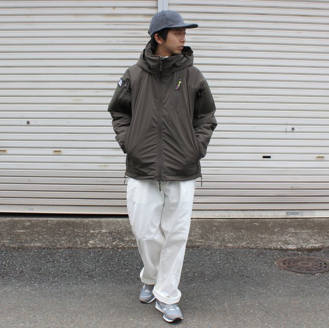 is-ness(イズネス)/ ×Abu Garcia CLOUD PADDING JACKET -OLIVE- #21AAB-0001(13)
