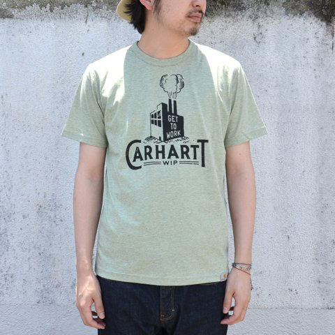SALE 20%OFF Carhartt(カーハート) S/S Flag WIP T-Shirt -Pale Olive/Black-(1)