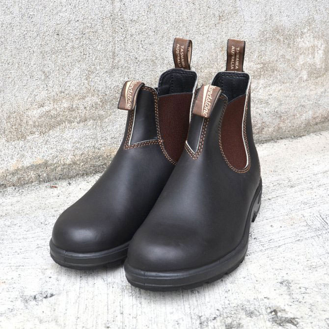 Blundstone(ブランドストーン) PU/TPU-ELASTIC SIDED-V CUT -Stout Brown-(1)